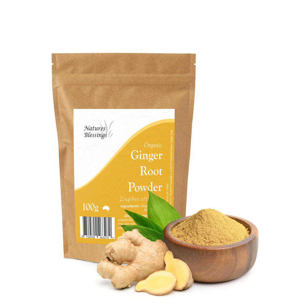 Organic Ginger Root Powder 100g & 250g – Organic Minerals