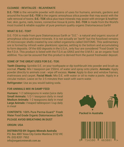 Organic Diatomaceous Earth Powder